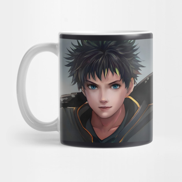 Black Hair Anime Boy by animegirlnft