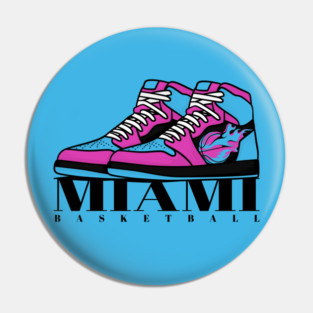 Miami Vice Basketball Sneakers Pin