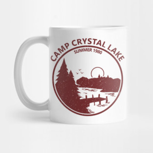 1980 Camp Crystal Lake Funny 80s Horror Movie Joke Mug