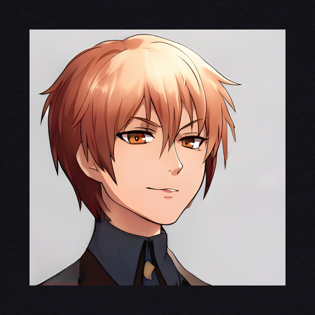 Brown Hair Anime Boy by animegirlnft