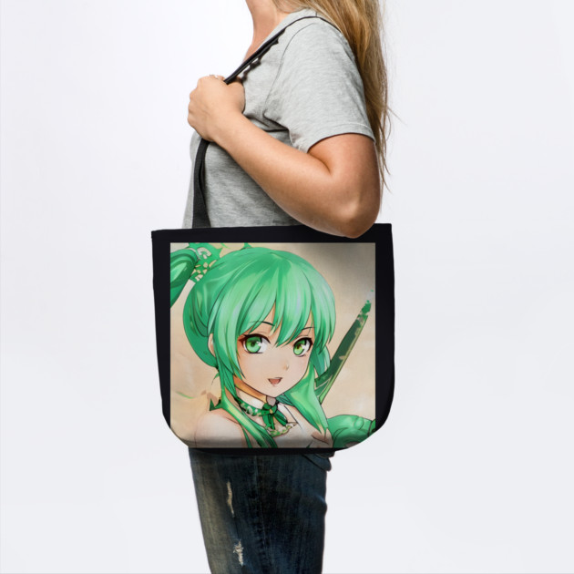 Green Hair Anime Girl by animegirlnft