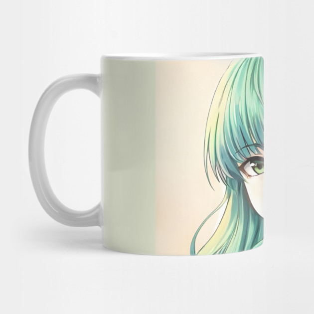 Green Hair Anime Girl by animegirlnft