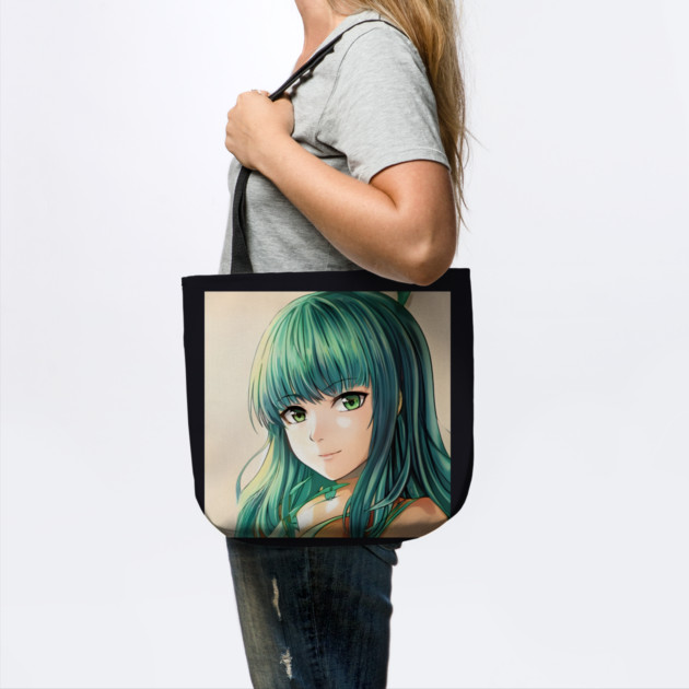 Green Hair Anime Girl by animegirlnft