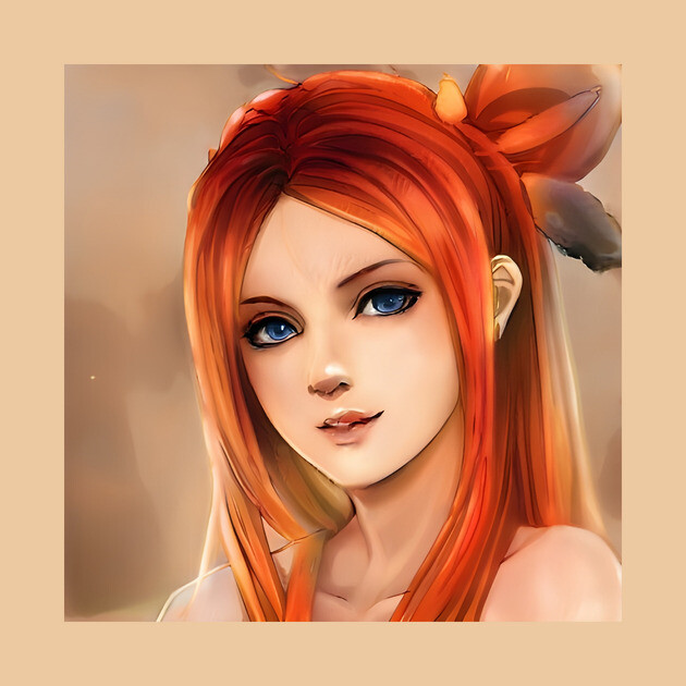 Brown Hair Anime Girl by animegirlnft