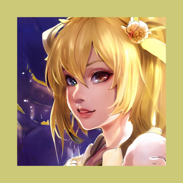 Blonde Hair Anime Girl by animegirlnft