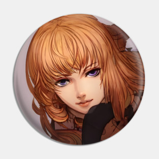 Blonde Hair Anime Girl Pin