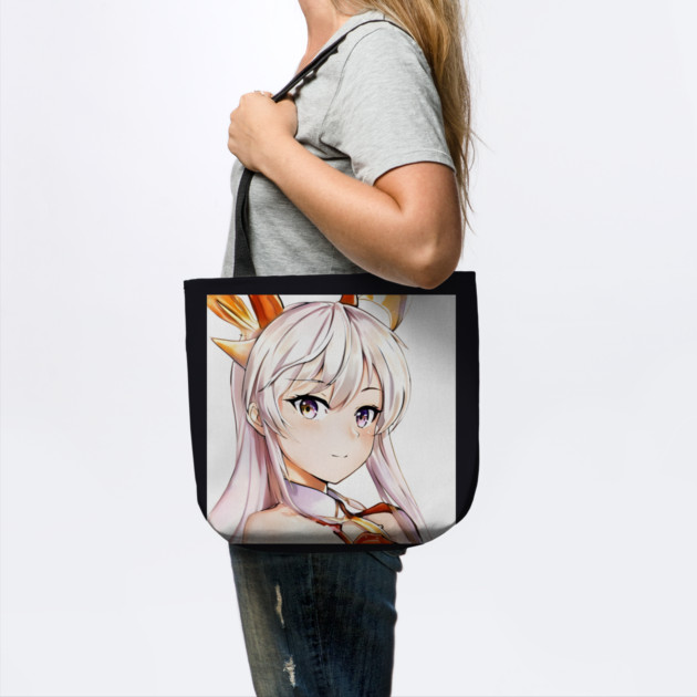 White Hair Anime Girl by animegirlnft