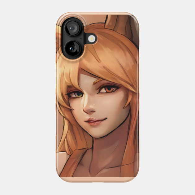 Red Hair Anime Girl Phone Case by animegirlnft