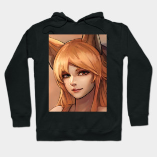 Red Hair Anime Girl Hoodie