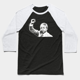 Nelson Mandela Baseball T-Shirt