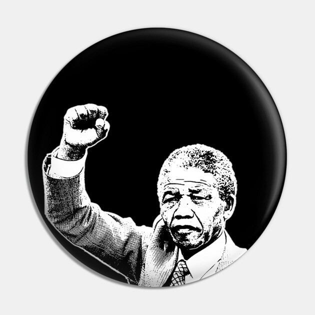 Nelson Mandela Pin by UrbanLifeApparel