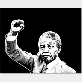 Nelson Mandela Posters and Art