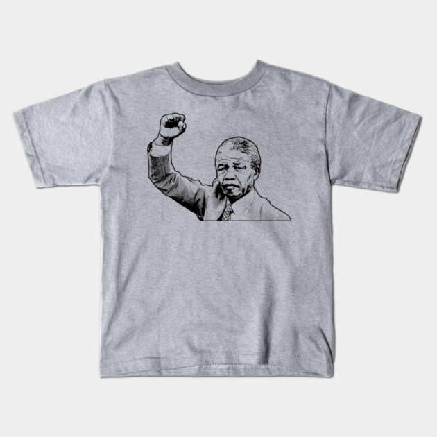 Nelson Mandela Kids T-Shirt by UrbanLifeApparel