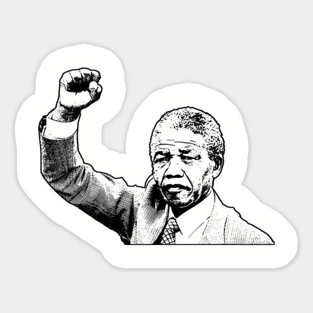 Nelson Mandela Magnet by UrbanLifeApparel