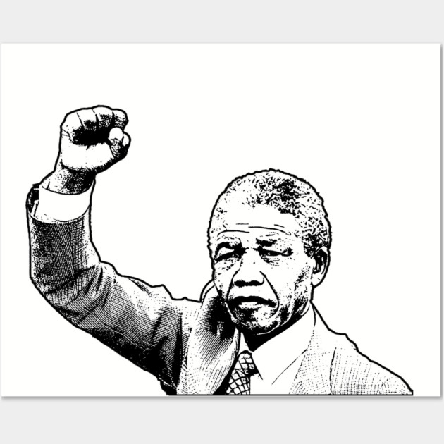 Nelson Mandela Wall Art by UrbanLifeApparel
