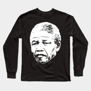 Nelson Mandela head Long Sleeve T-Shirt