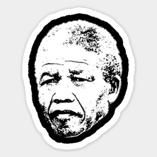 Nelson Mandela head Magnet