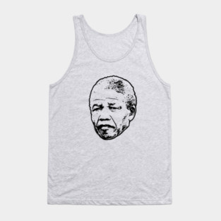 Nelson Mandela head Tank Top