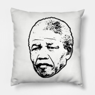 Nelson Mandela head Pillow
