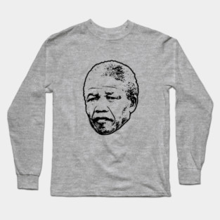 Nelson Mandela head Long Sleeve T-Shirt