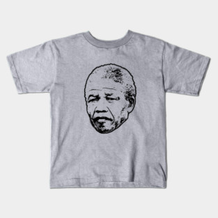 Nelson Mandela head Kids T-Shirt