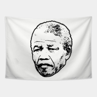 Nelson Mandela head Tapestry