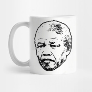 Nelson Mandela head Mug