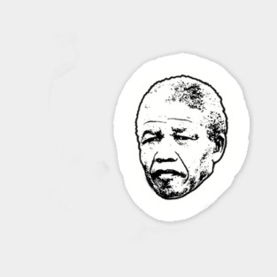 Nelson Mandela head Sticker