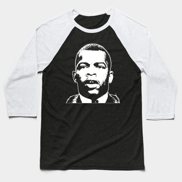 John Lewis Baseball T-Shirt by UrbanLifeApparel