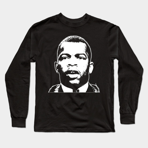 John Lewis Long Sleeve T-Shirt by UrbanLifeApparel