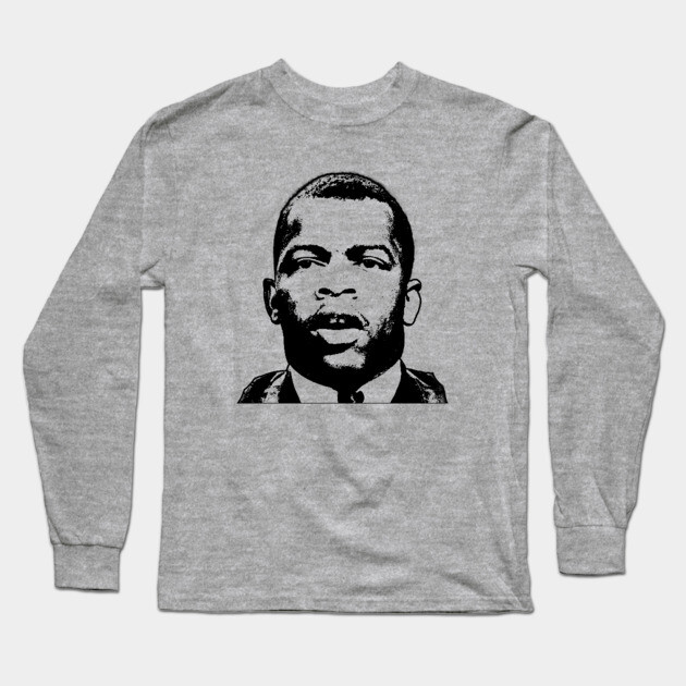 John Lewis Long Sleeve T-Shirt by UrbanLifeApparel