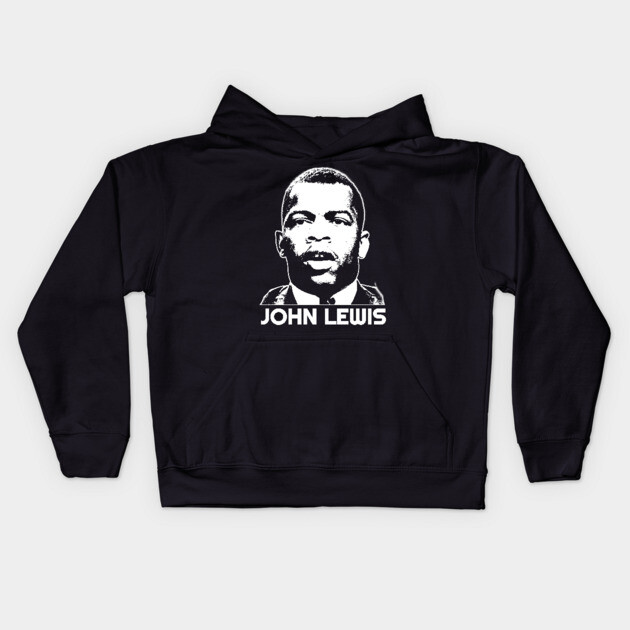 John Lewis, Black History Kids Hoodie by UrbanLifeApparel