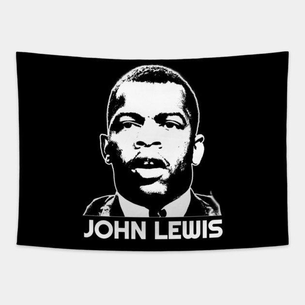 John Lewis, Black History Tapestry by UrbanLifeApparel