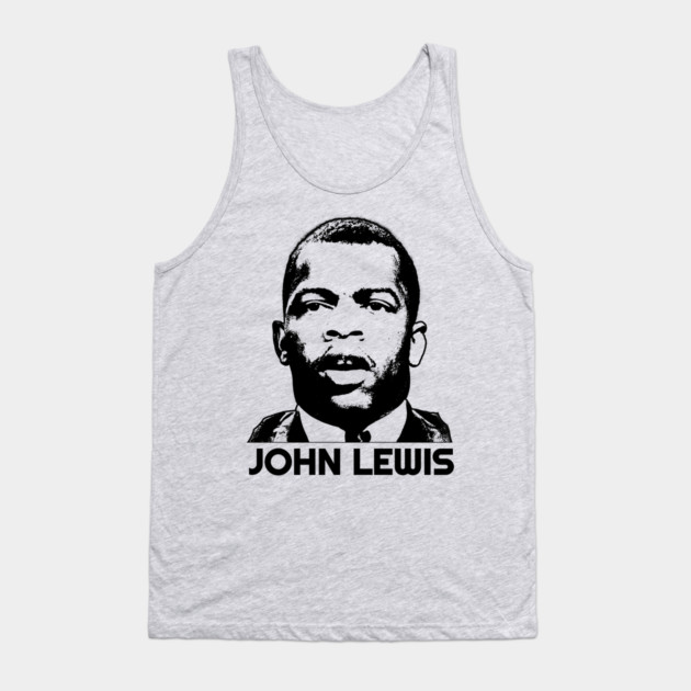 John Lewis, Black History Tank Top by UrbanLifeApparel