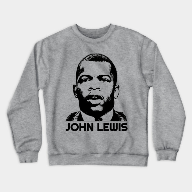 John Lewis, Black History Crewneck Sweatshirt by UrbanLifeApparel