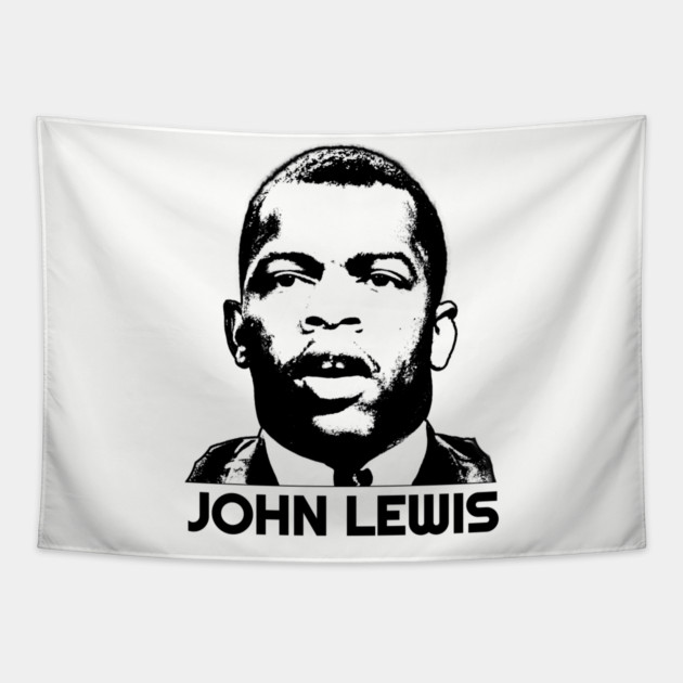 John Lewis, Black History Tapestry by UrbanLifeApparel