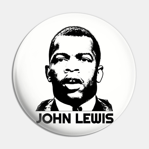 John Lewis, Black History Pin by UrbanLifeApparel