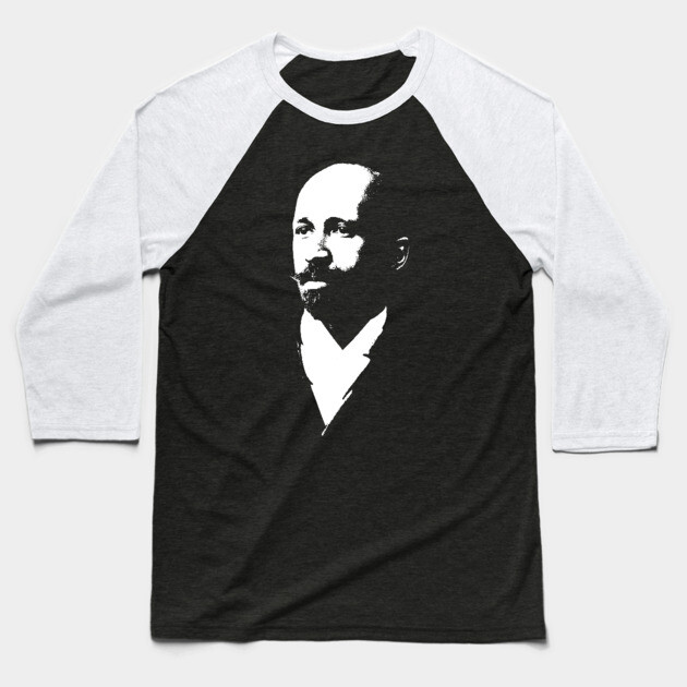 W. E. B. Du Bois, Black History Baseball T-Shirt by UrbanLifeApparel