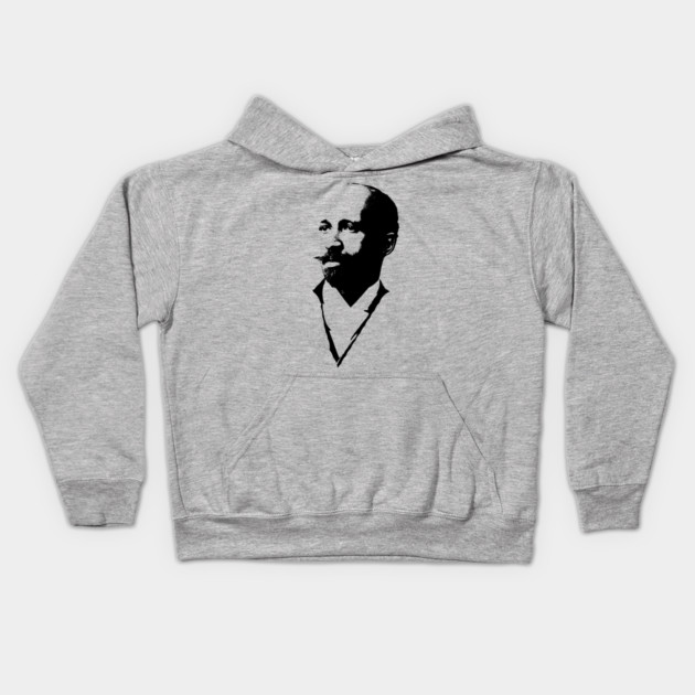W. E. B. Du Bois, Black History Kids Hoodie by UrbanLifeApparel