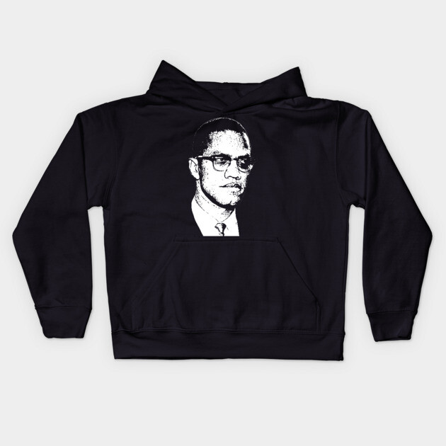 Malcolm X Kids Hoodie by UrbanLifeApparel