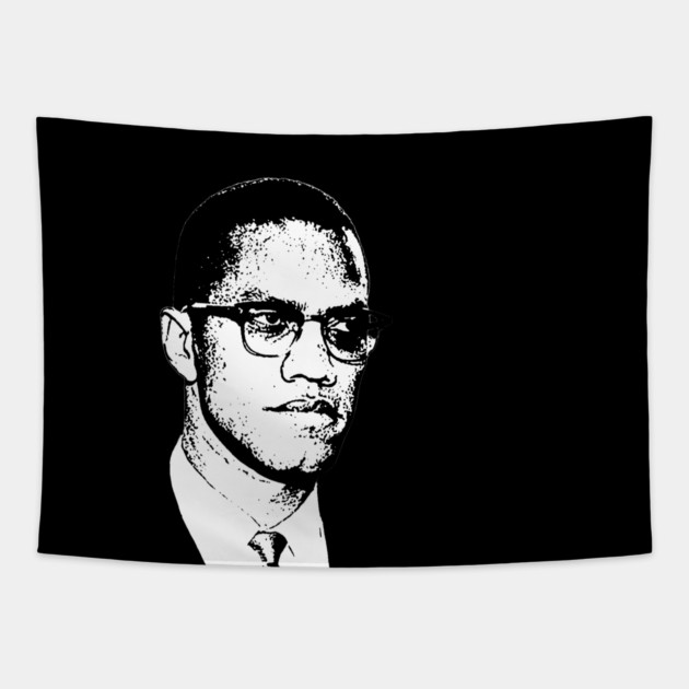 Malcolm X Tapestry by UrbanLifeApparel