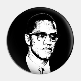 Malcolm X Pin