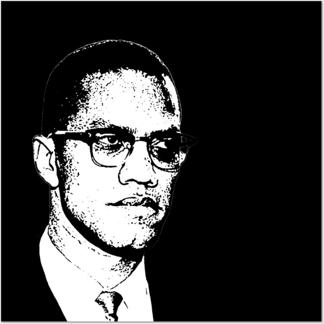 Malcolm X Wall Art by UrbanLifeApparel