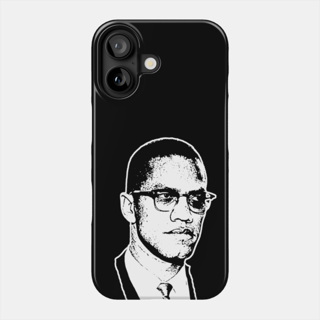 Malcolm x, Civil Rights, Black History Phone Case by UrbanLifeApparel