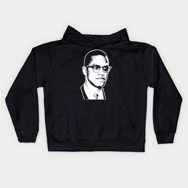 Malcolm x, Civil Rights, Black History Kids Hoodie by UrbanLifeApparel