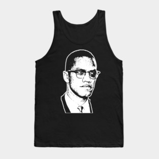 Malcolm x, Civil Rights, Black History Tank Top