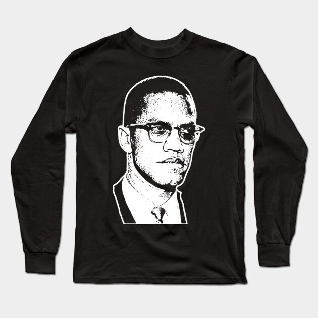 Malcolm x, Civil Rights, Black History Long Sleeve T-Shirt by UrbanLifeApparel
