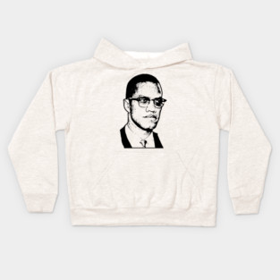 Malcolm X, Black History Kids Hoodie