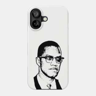 Malcolm X, Black History Phone Case