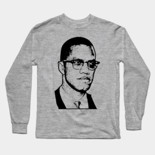 Malcolm X, Black History Long Sleeve T-Shirt